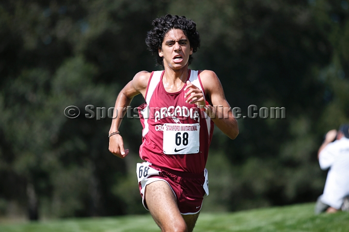 2014StanfordSeededBoys-542.JPG - Seeded boys race at the Stanford Invitational, September 27, Stanford Golf Course, Stanford, California.
